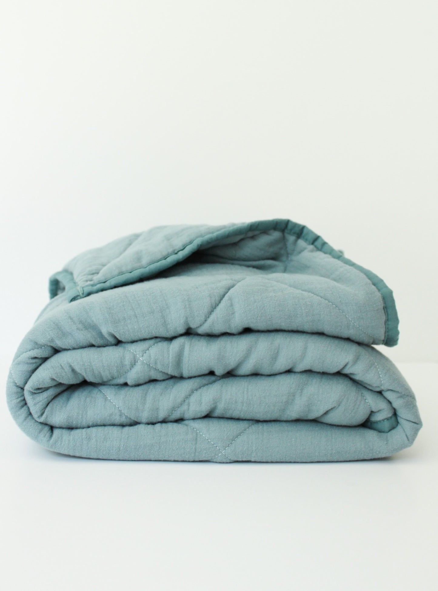 Teal Muslin Kids & Toddler Weighted Blanket