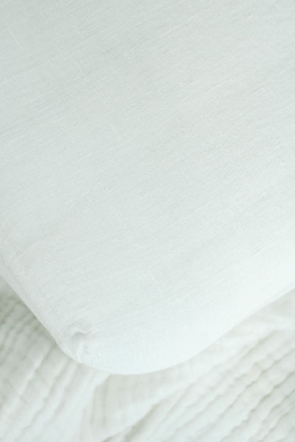 Linen Fitted Crib Sheet